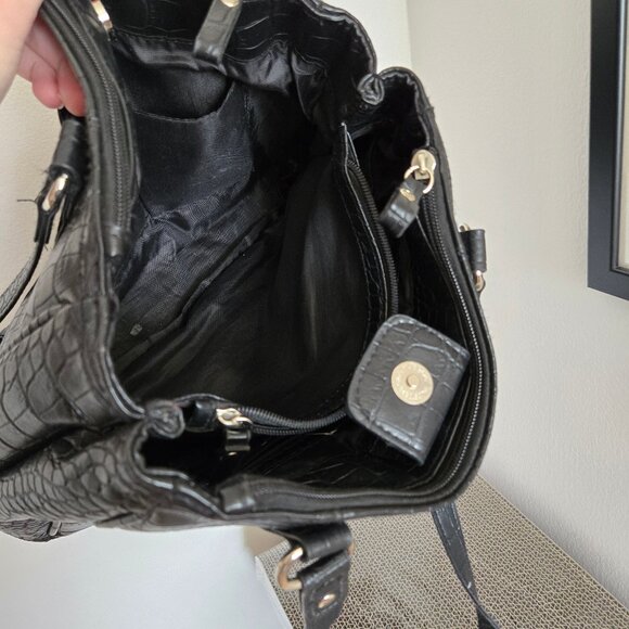 Faux Crocodile Shoulder Bag - Picture 6 of 8